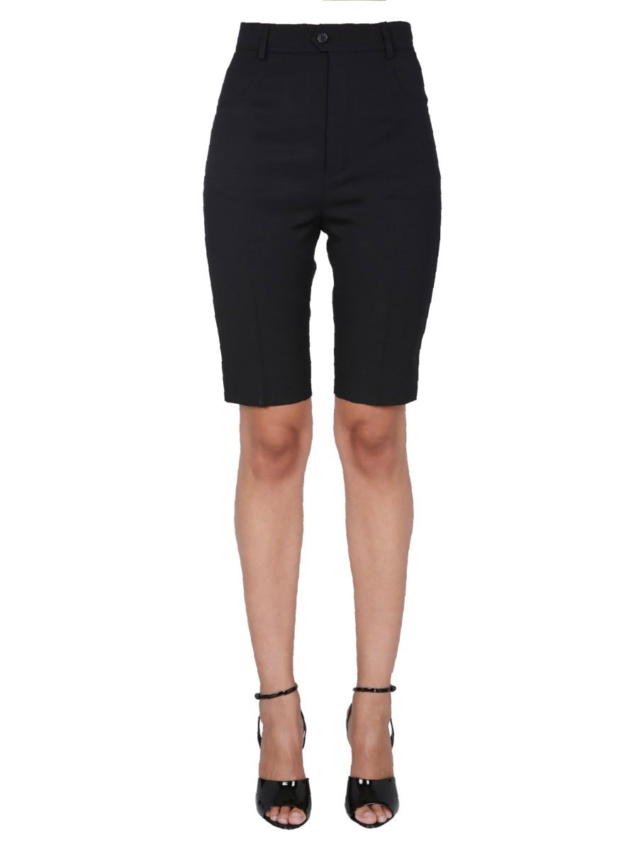 Saint Laurent GRAIN DE POUDRE CYCLIST BERMUDA