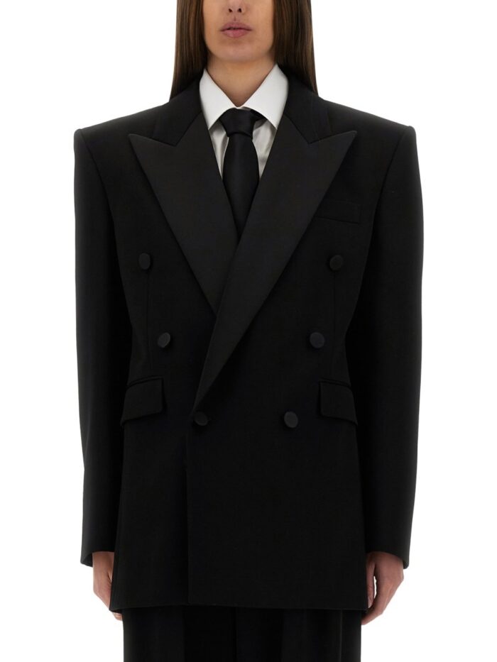 Saint Laurent GRAIN DE POUDRE TUXEDO JACKET