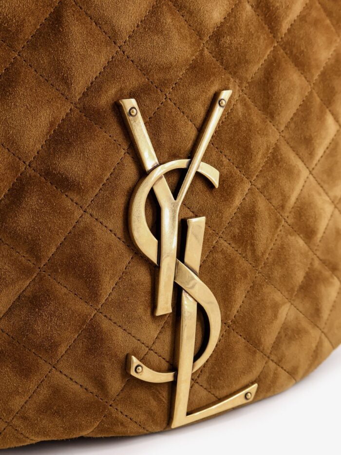 Saint Laurent Icare Hobo Suede Handbag