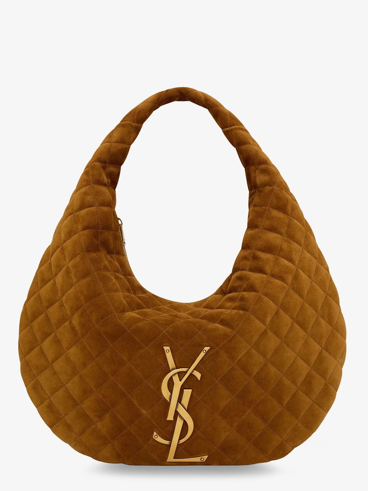 Saint Laurent Icare Hobo Suede Handbag