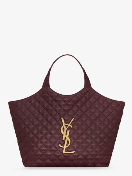 Saint Laurent Icare Quilted Leather Handbag