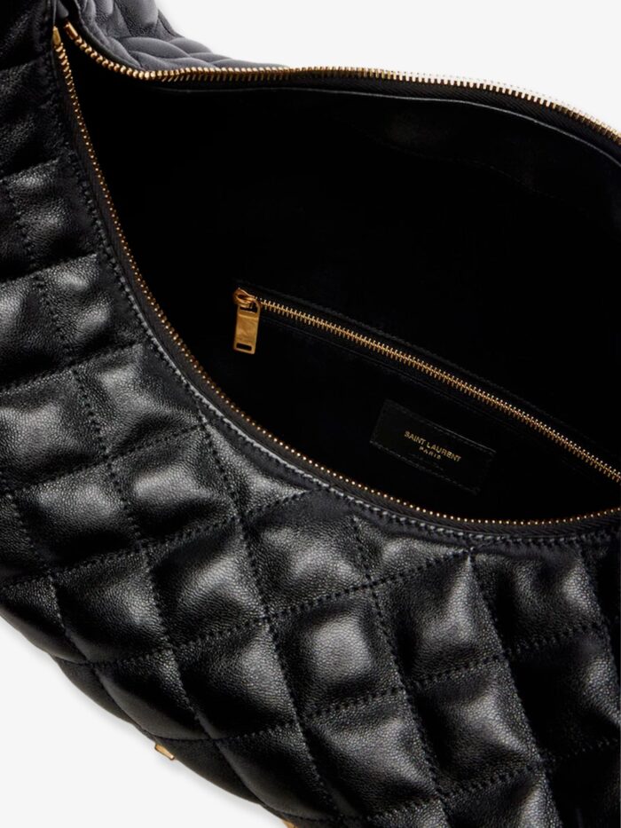 Saint Laurent Icare Quilted Leather Handbag