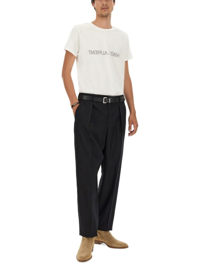 Saint Laurent INVERTED LOGO T-SHIRT