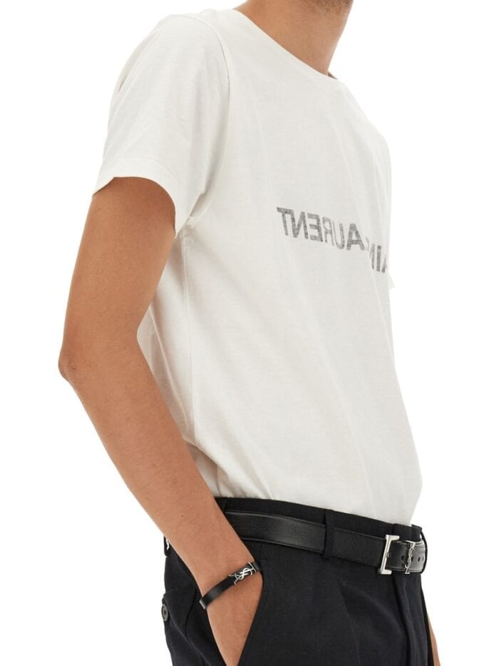 Saint Laurent INVERTED LOGO T-SHIRT