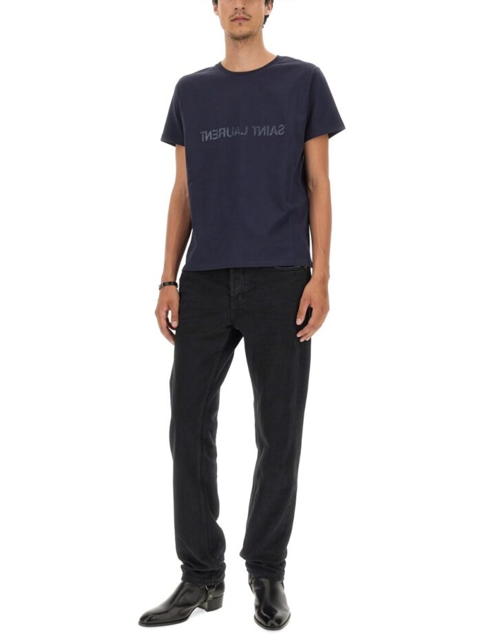 Saint Laurent INVERTED LOGO T-SHIRT
