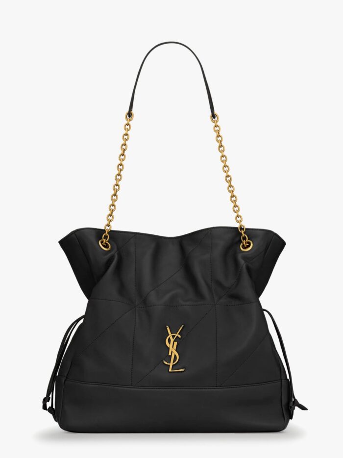 Saint Laurent Jamie Leather Shoulder Bag With Carré Rive Gauche Stitchings
