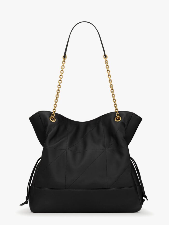 Saint Laurent Jamie Leather Shoulder Bag With Carré Rive Gauche Stitchings
