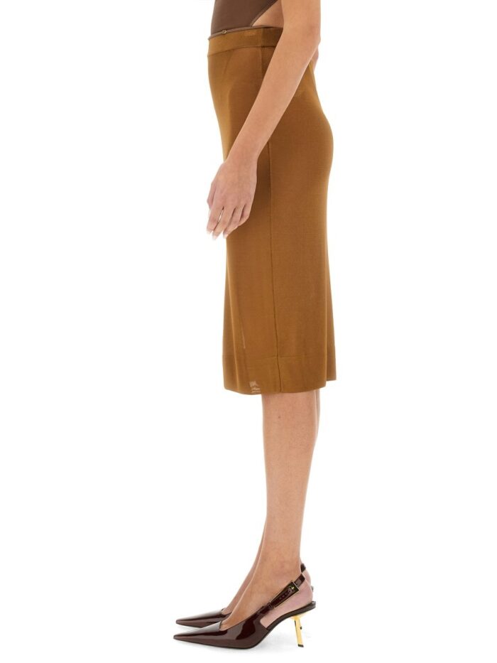 Saint Laurent KNIT PENCIL SKIRT