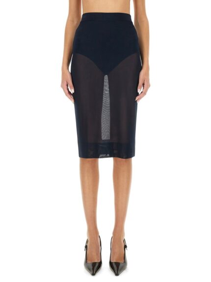 Saint Laurent KNIT PENCIL SKIRT