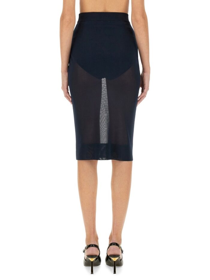 Saint Laurent KNIT PENCIL SKIRT