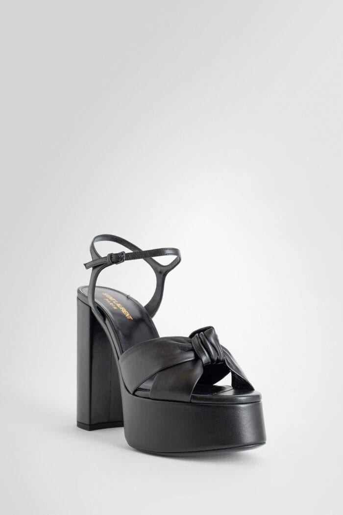 SAINT LAURENT Knot Santiago Heel Sandals