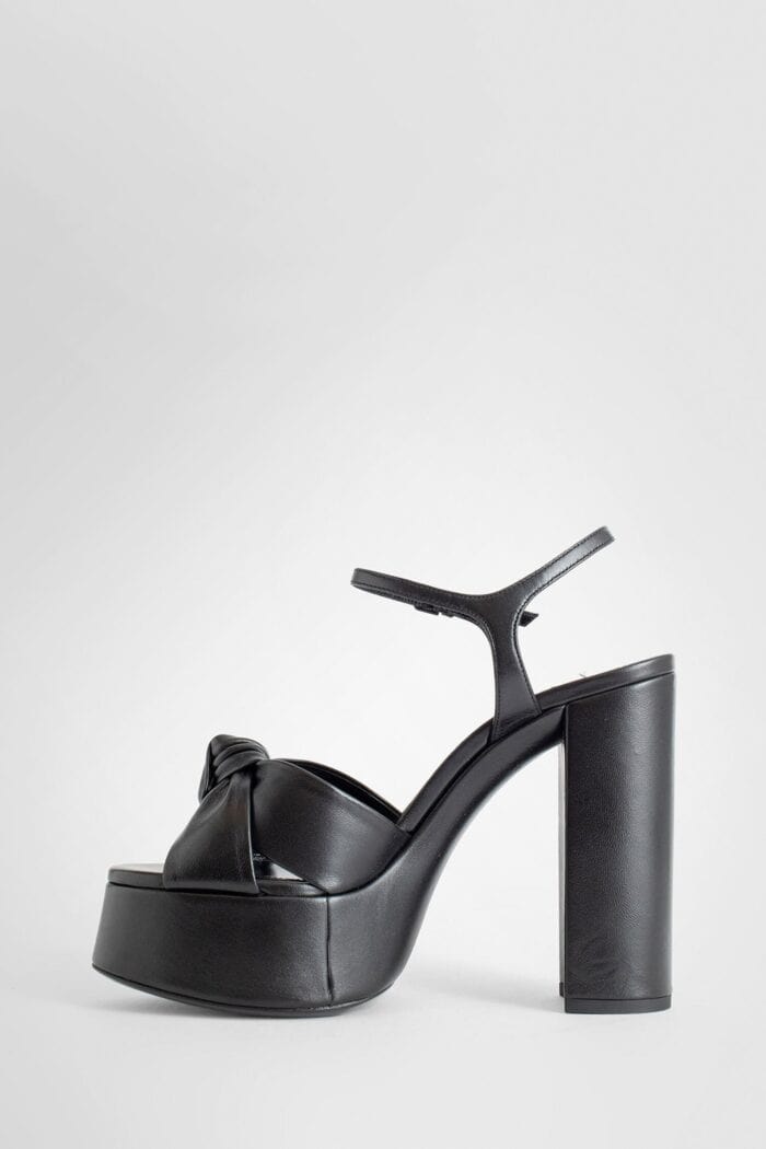 SAINT LAURENT Knot Santiago Heel Sandals