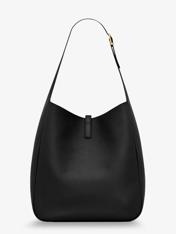 Saint Laurent Le 5 à 7 Hammered Leather Shoulder Bag