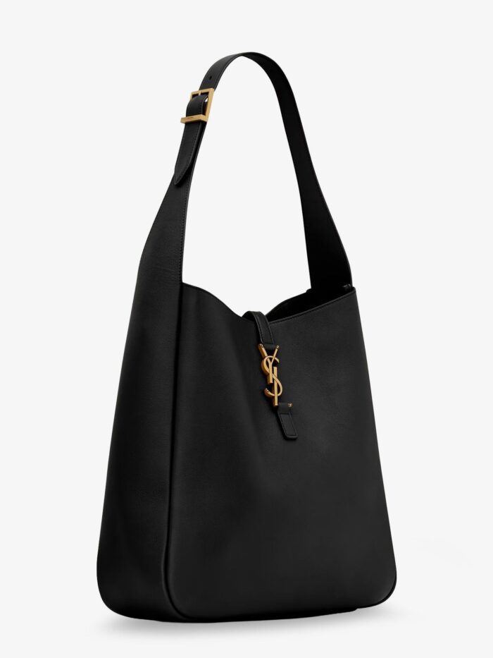 Saint Laurent Le 5 à 7 Hammered Leather Shoulder Bag