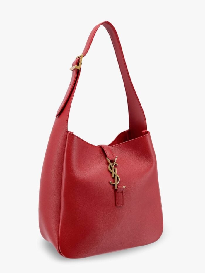 Saint Laurent Le 5 A 7 Small Leather Bucket Bag