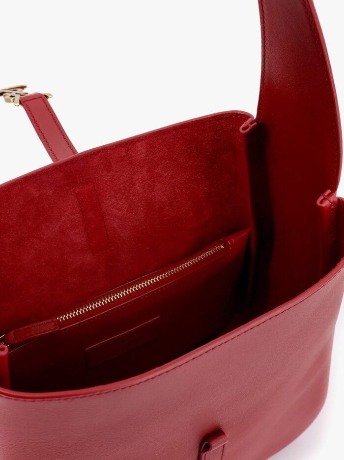 Saint Laurent Le 5 A 7 Small Leather Bucket Bag