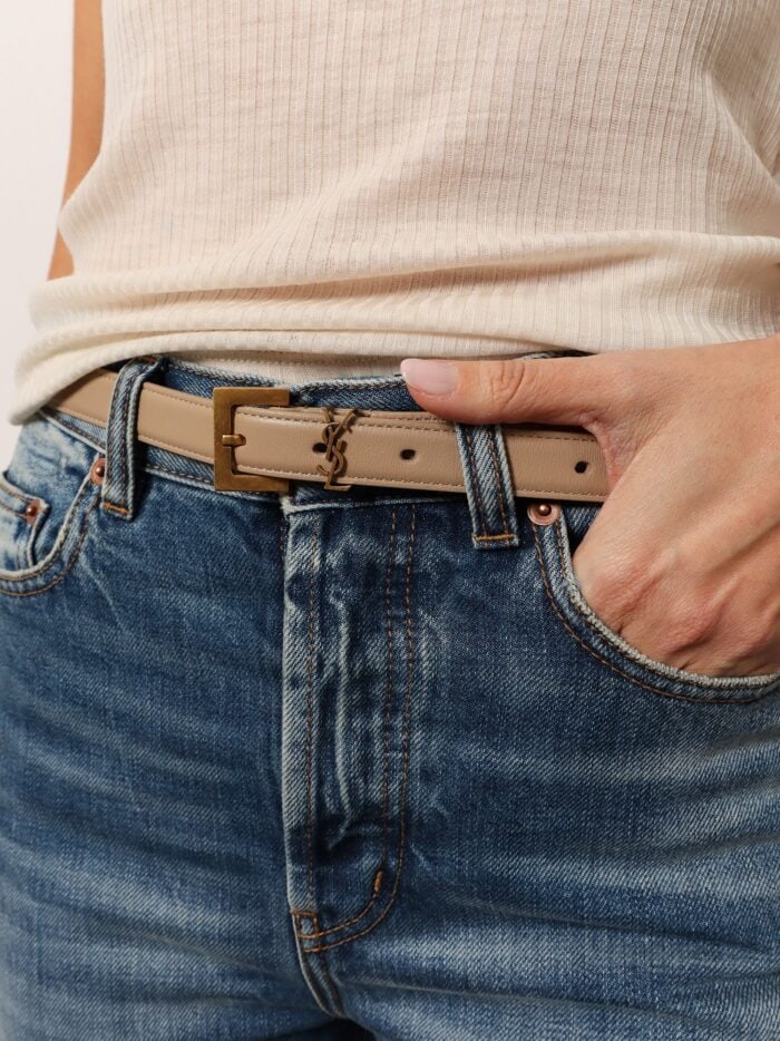 Saint Laurent Leather Belt