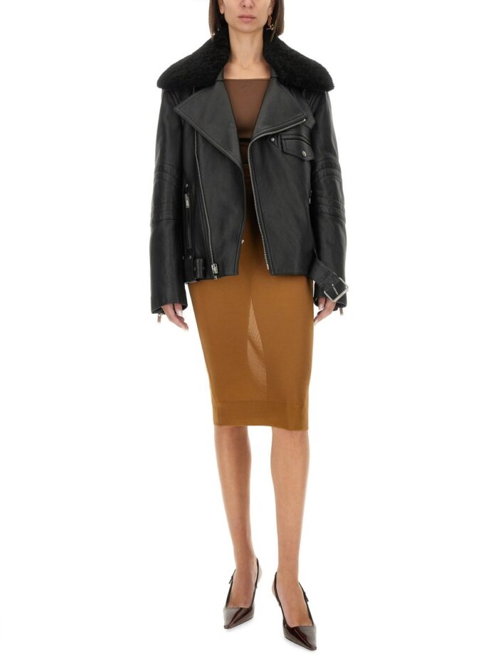 Saint Laurent LEATHER BIKER JACKET