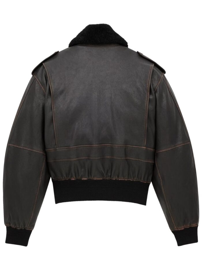Saint Laurent LEATHER BOMBER JACKET