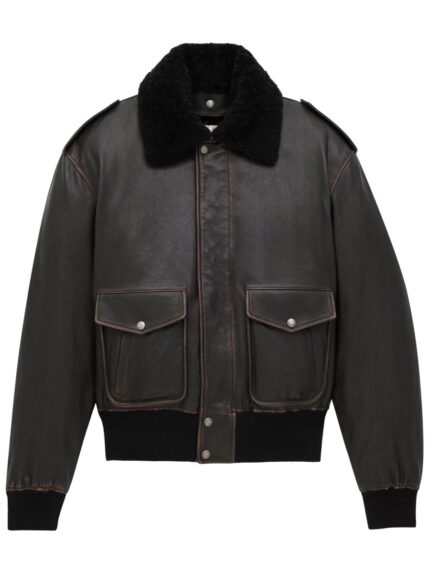 Saint Laurent LEATHER BOMBER JACKET