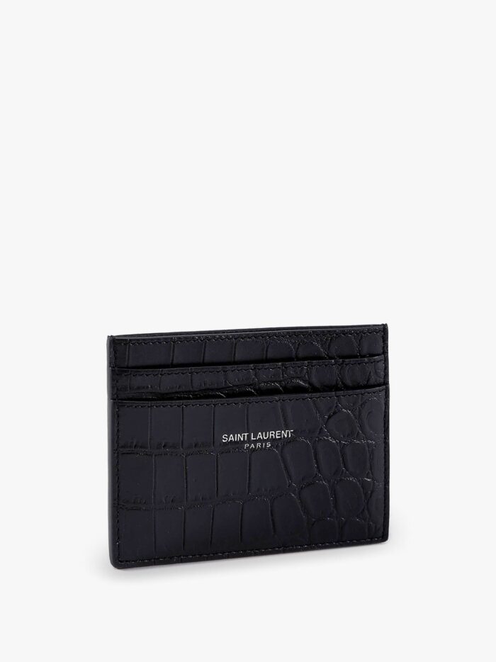 Saint Laurent Leather Card Holder