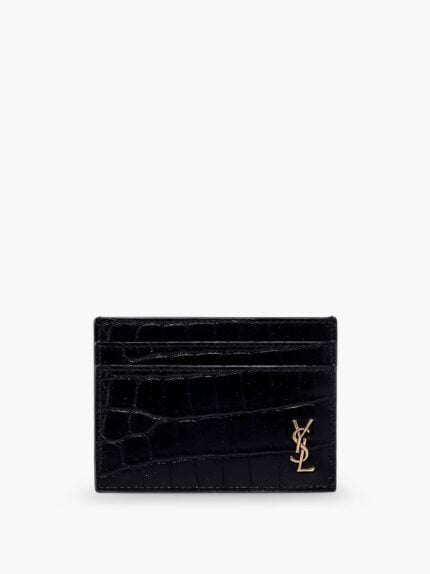 Saint Laurent Leather Card Holder