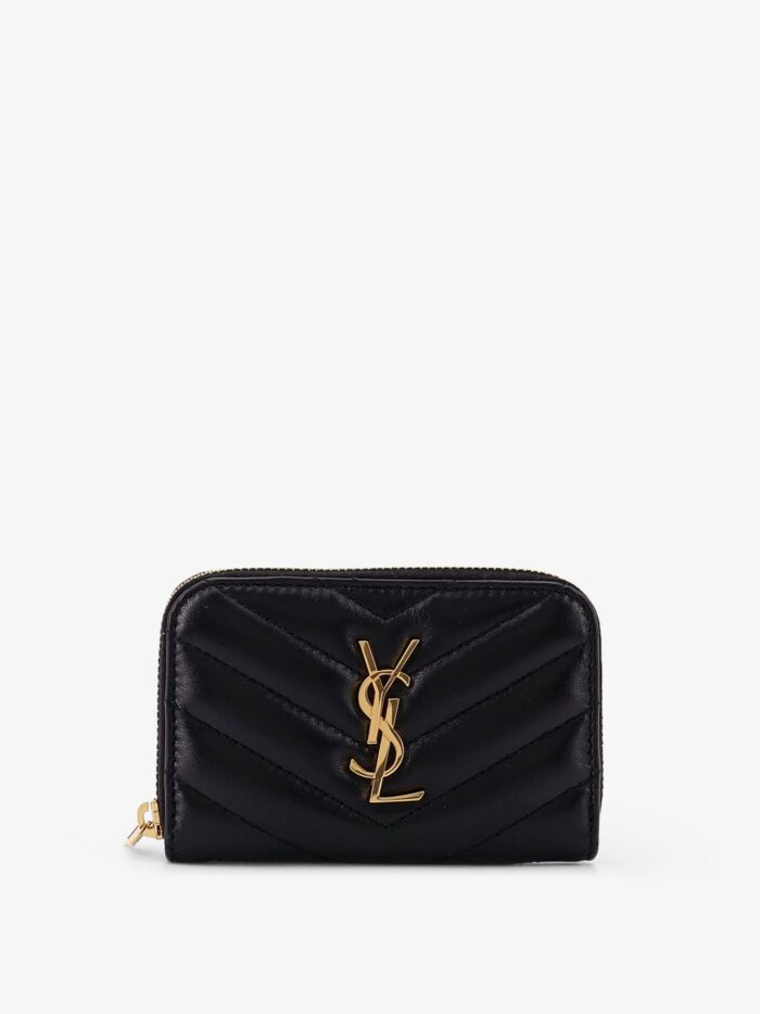 Saint Laurent Leather Coin Pocket