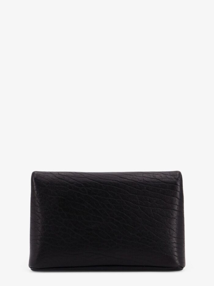 Saint Laurent Leather Crossbody Bag With Metal Cassandre Logo