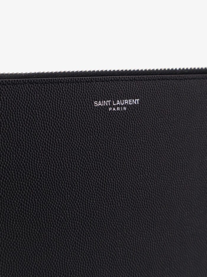 Saint Laurent Leather Ipad Holder