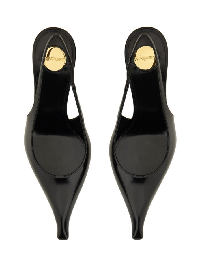 Saint Laurent LEATHER "MILLER" WEDGES