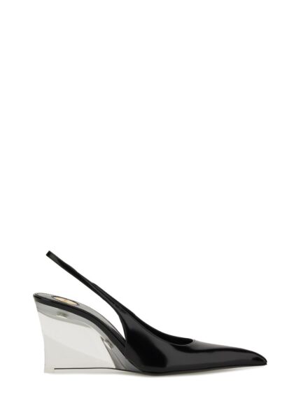 Saint Laurent LEATHER "MILLER" WEDGES