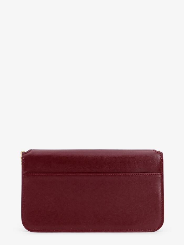 Saint Laurent Leather Shoulder Bag With Cassandre Logo
