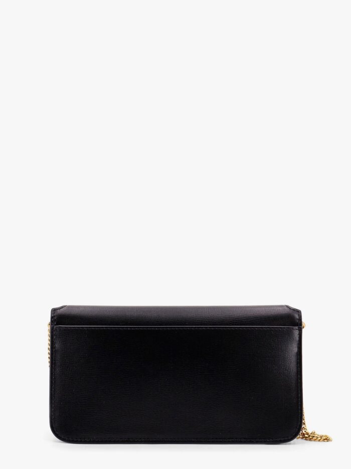 Saint Laurent Leather Shoulder Bag With Cassandre Monogram