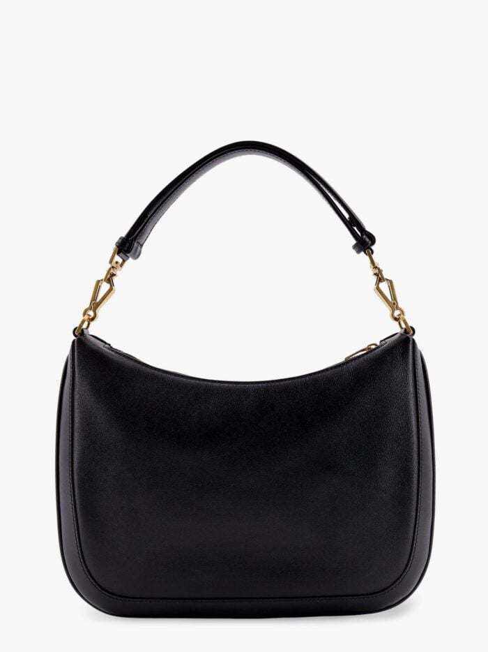 Saint Laurent Leather Shoulder Bag With Frontal Logo