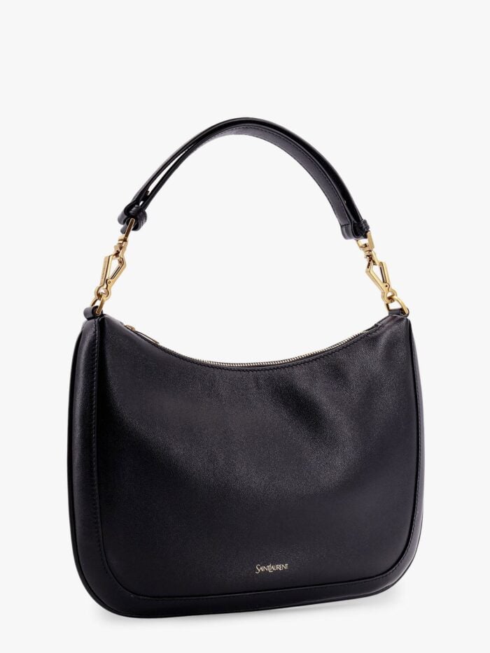 Saint Laurent Leather Shoulder Bag With Frontal Logo