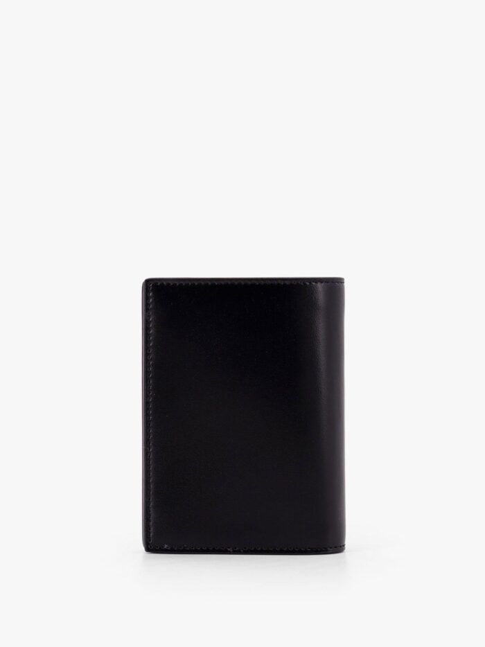 Saint Laurent Leather Wallet With Frontal Monogram