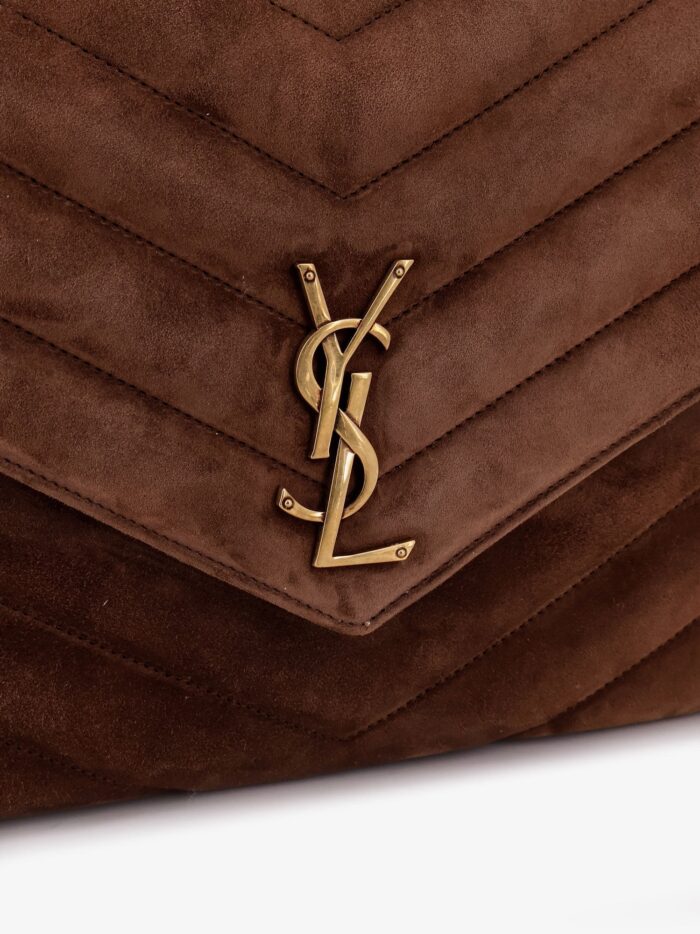 saint laurent loulou large matelassé suede shoulder bag Saint Laurent Loulou Large Matelassé Suede Shoulder Bag