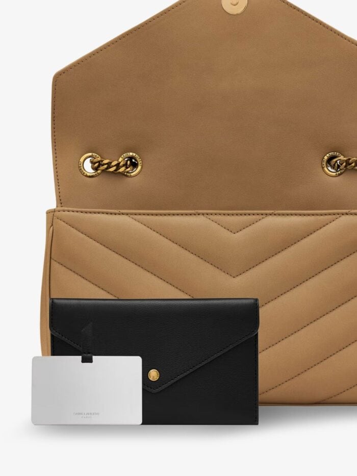 Saint Laurent Loulou Leather Shoulder Bag