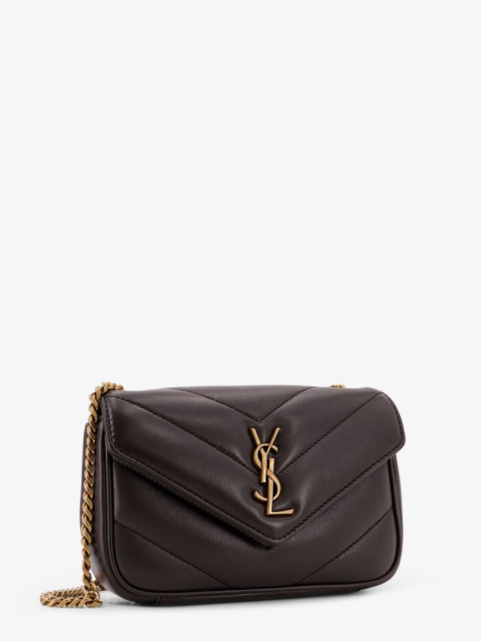 Saint Laurent Loulou Mini Leather Crossbody Bag