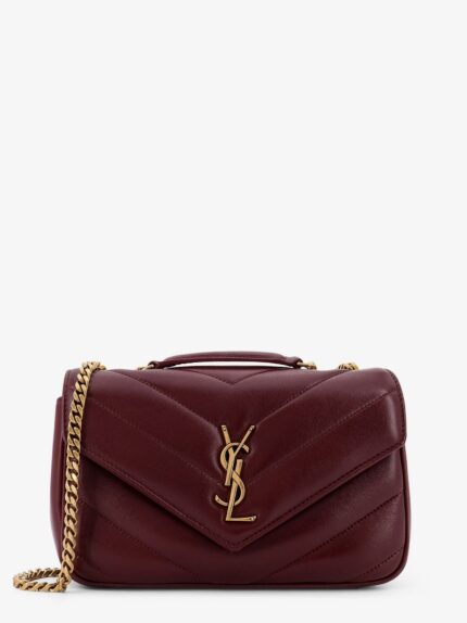 Saint Laurent Loulou Small Leather Shoulder Bag