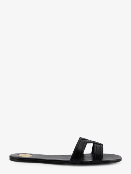 Saint Laurent Mabrouka Leather Sandals