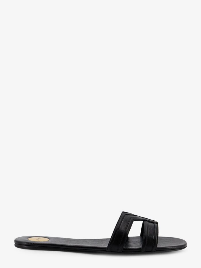 Saint Laurent Mabrouka Leather Sandals