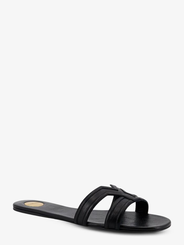 Saint Laurent Mabrouka Leather Sandals
