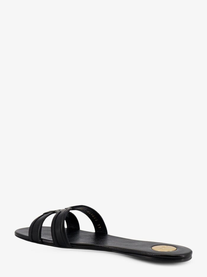 Saint Laurent Mabrouka Leather Sandals