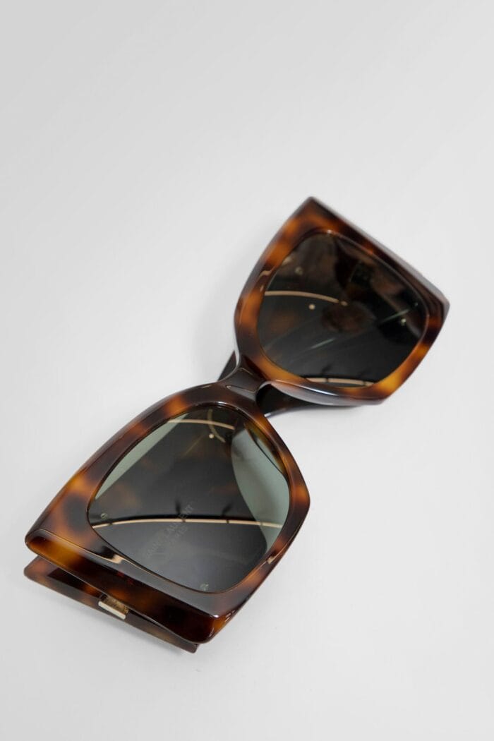 SAINT LAURENT Medium Havana Sl M119 Blaze Sunglasses