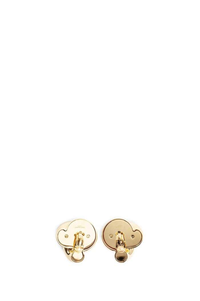 SAINT LAURENT Metal Knot Earrings