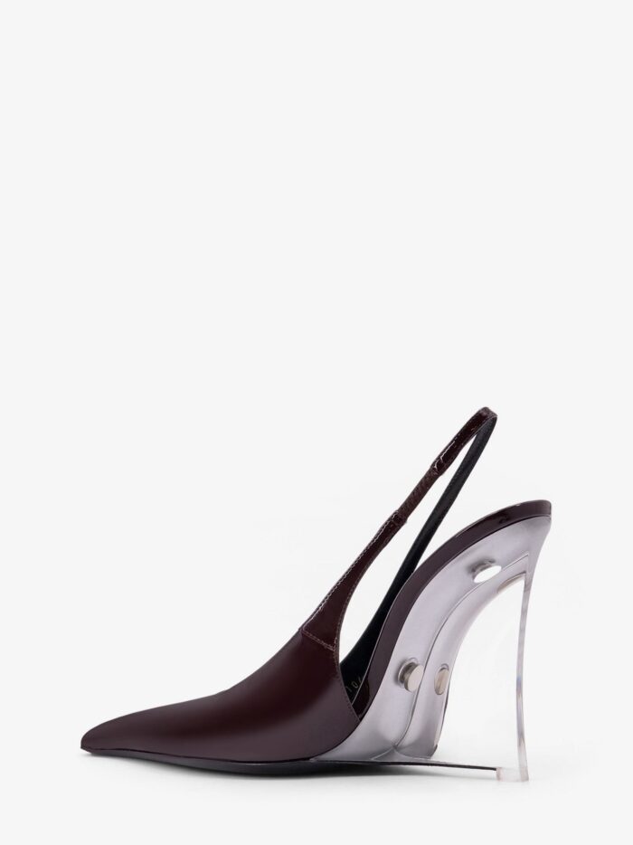 Saint Laurent Miller 110 Patent Leather Slingback Décolleté