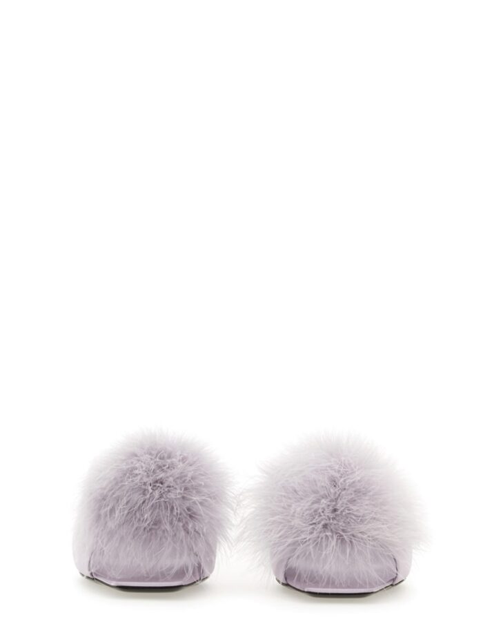 Saint Laurent MULE MAE IN SATIN CREPE