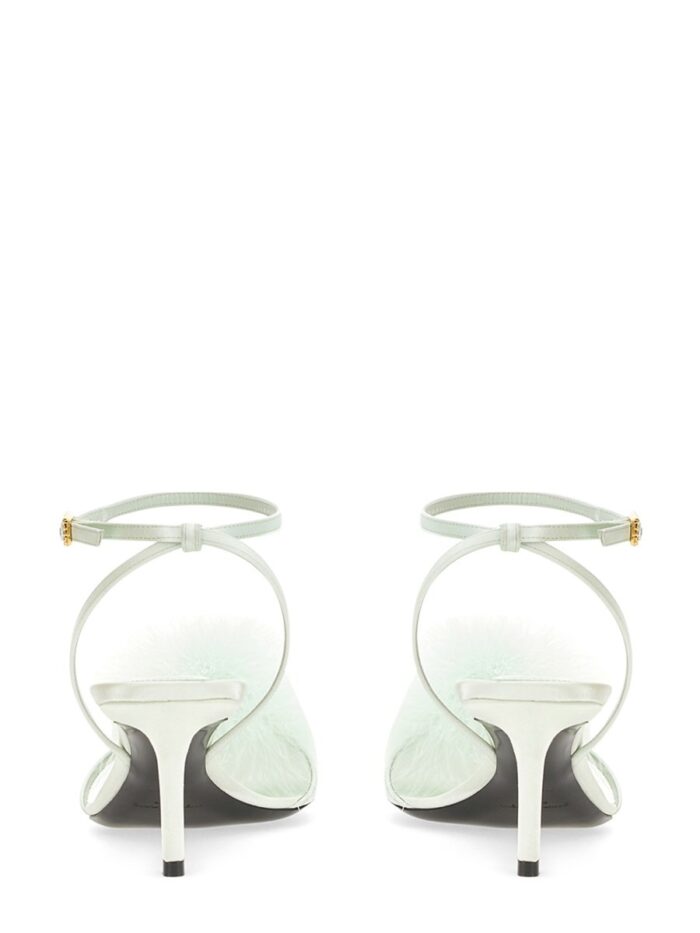 Saint Laurent MULE MAE IN SATIN CREPE