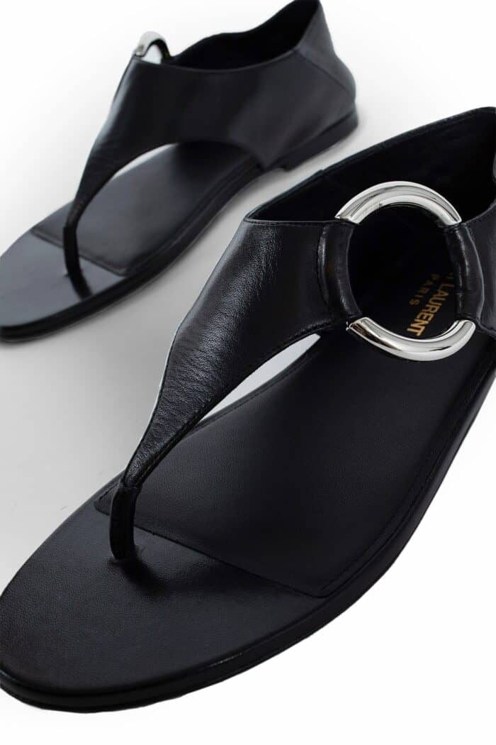 SAINT LAURENT Nappa Sandals